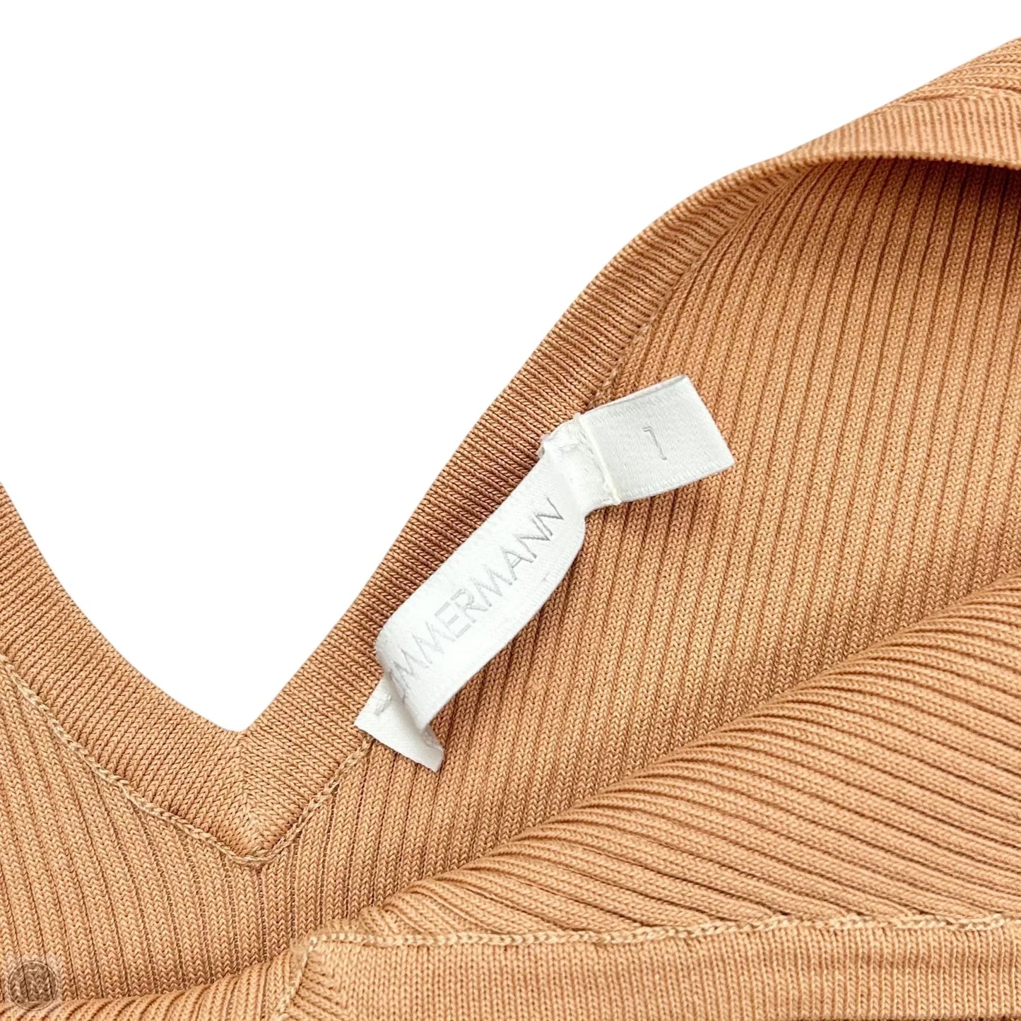 Top Sleeveless By Zimmermann In Tan, Size: S