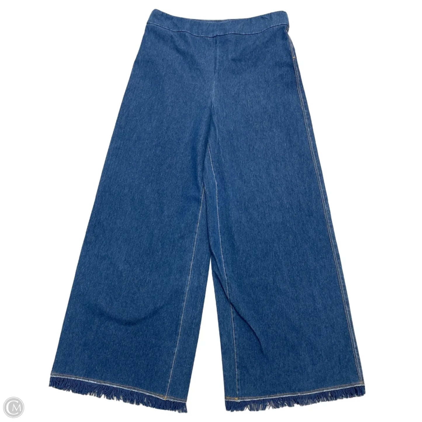 Pants Wide Leg By Lysse In Blue Denim, Size: S