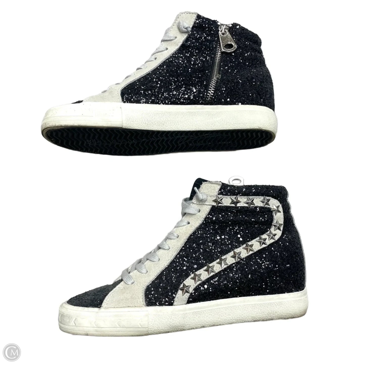 Shoes Sneakers By Vintage Havana In Black & Grey, Size: 8