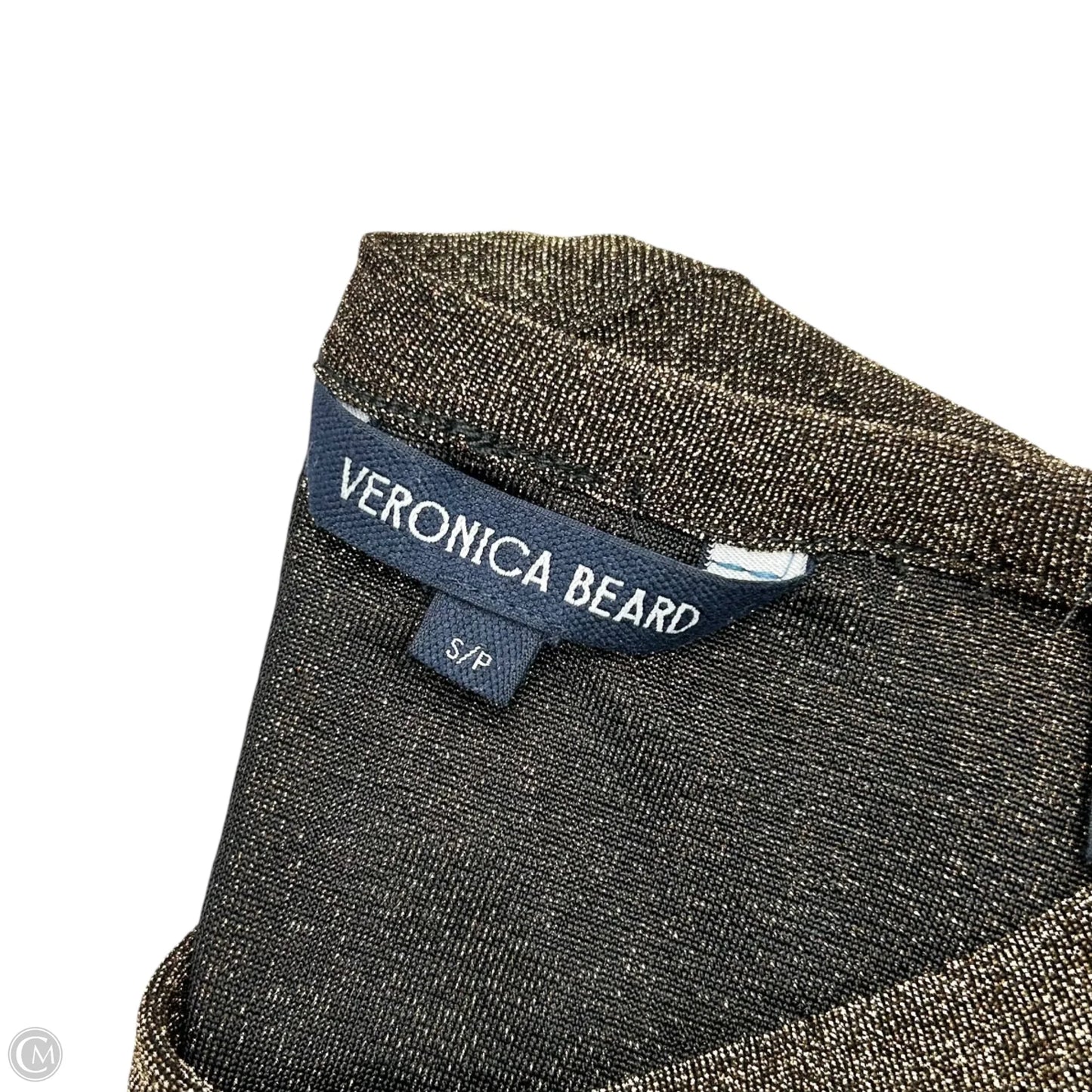 Top Short Sleeve By Veronica Beard In Gold, Size: S