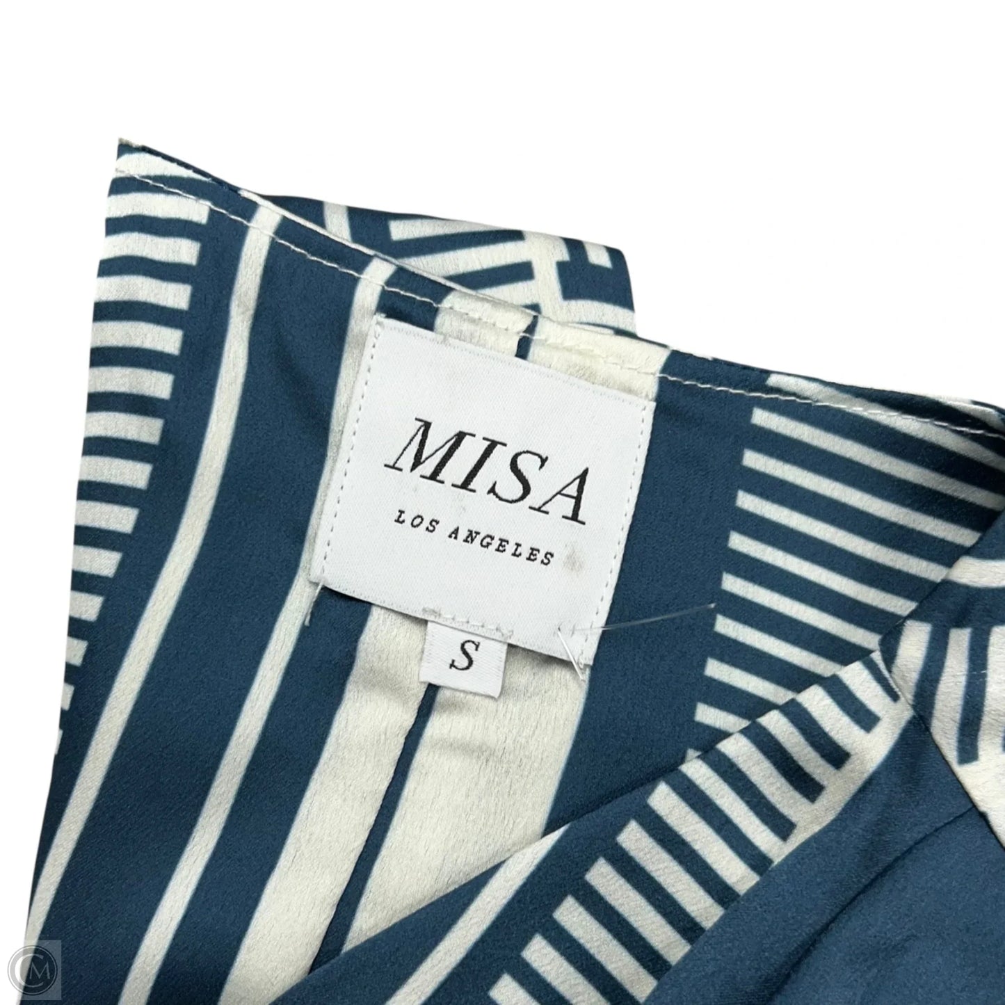 Dress Designer By Misa In Blue & White, Size: S