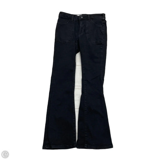 Jeans Flared By Pilcro In Black Denim, Size: 0p