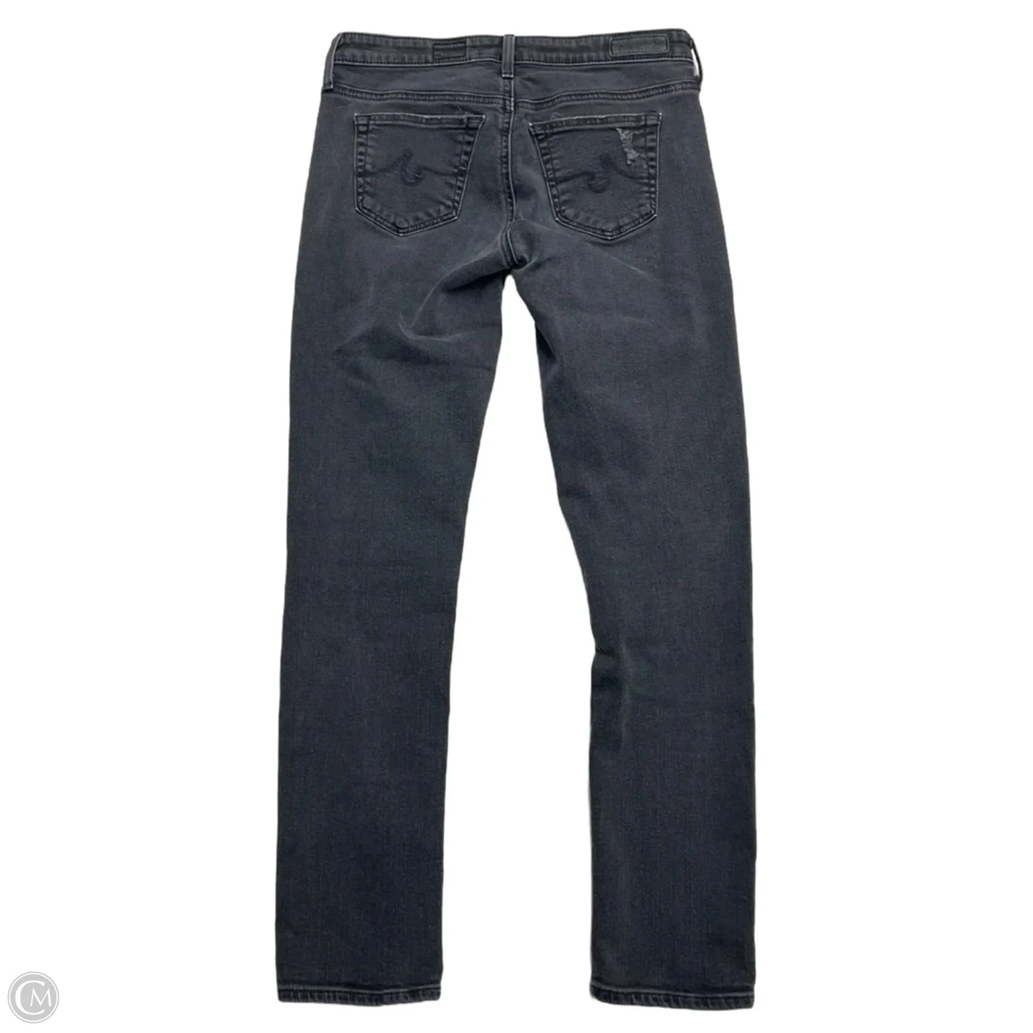 Jeans Skinny By Ag Jeans In Grey Denim, Size: 0