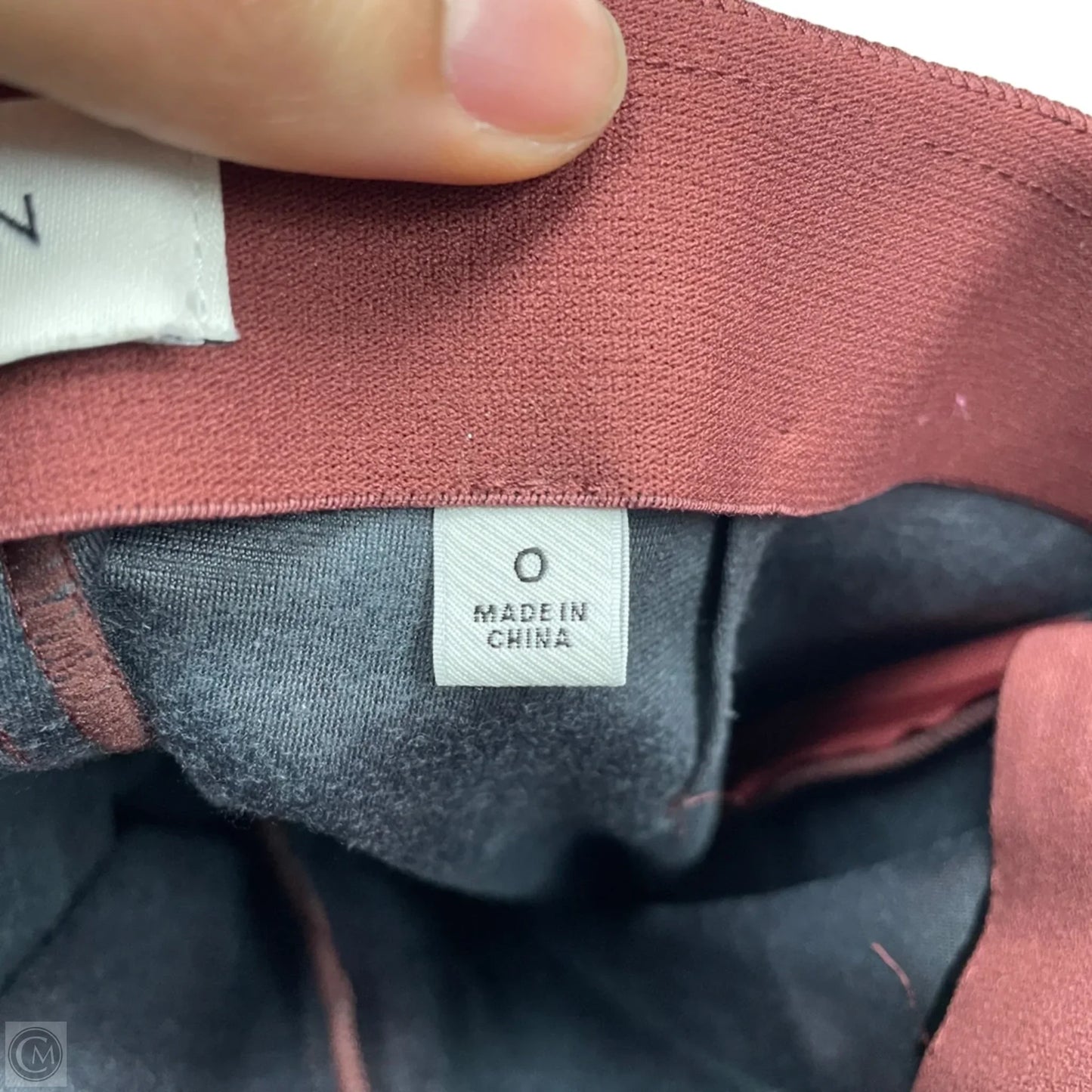 Pants Leggings By Babaton In Maroon, Size: 0