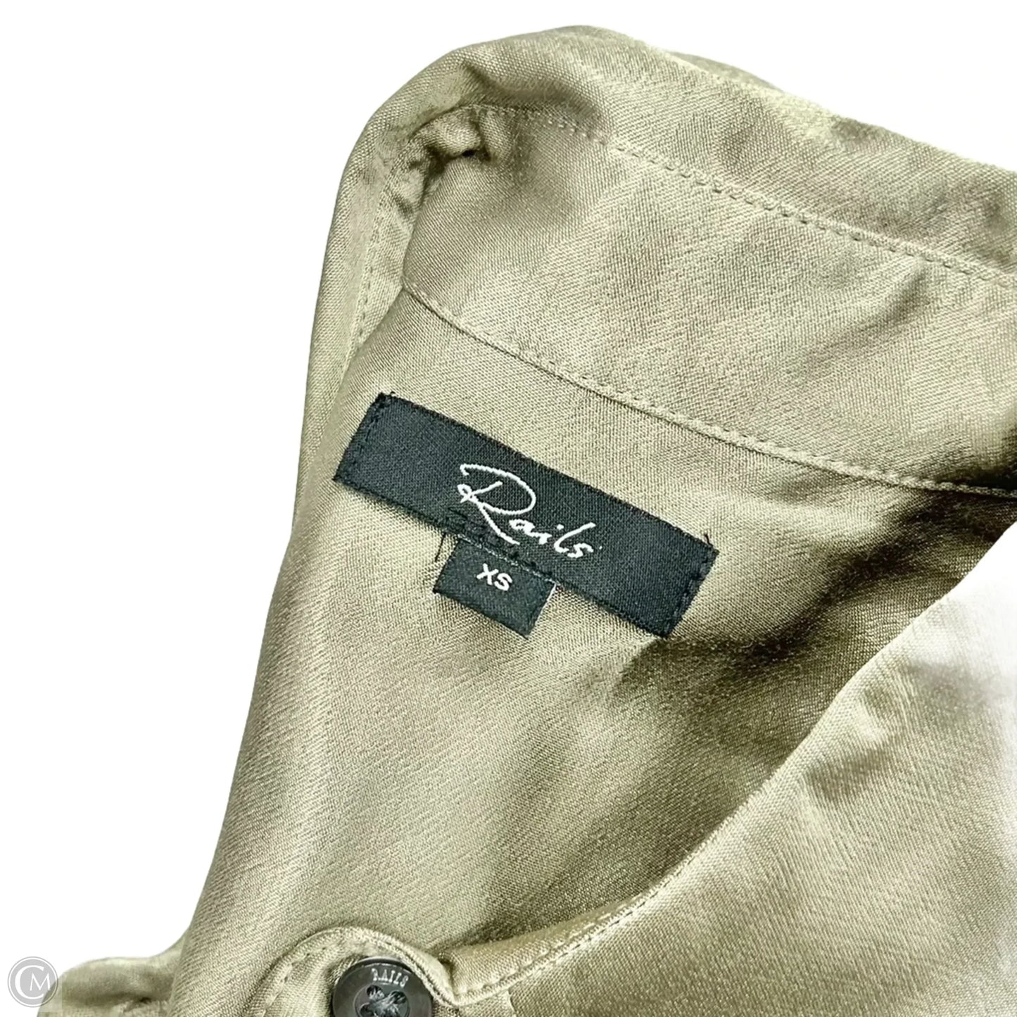 Dress Casual Maxi By Rails In Green, Size: Xs