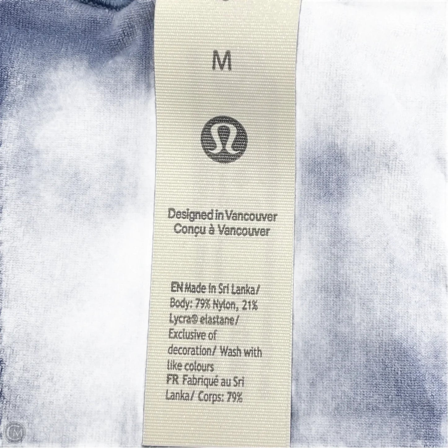 Athletic Tank Top By Lululemon In Navy, Size: M