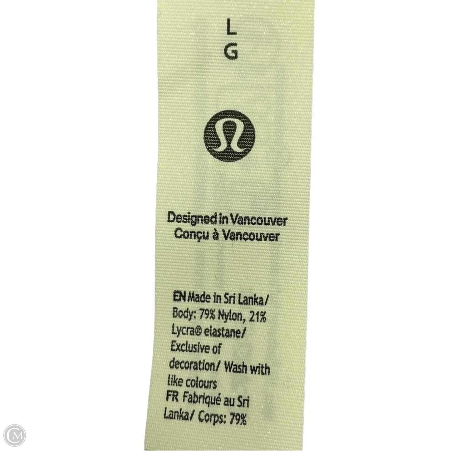 Athletic Tank Top By Lululemon In Purple, Size: L