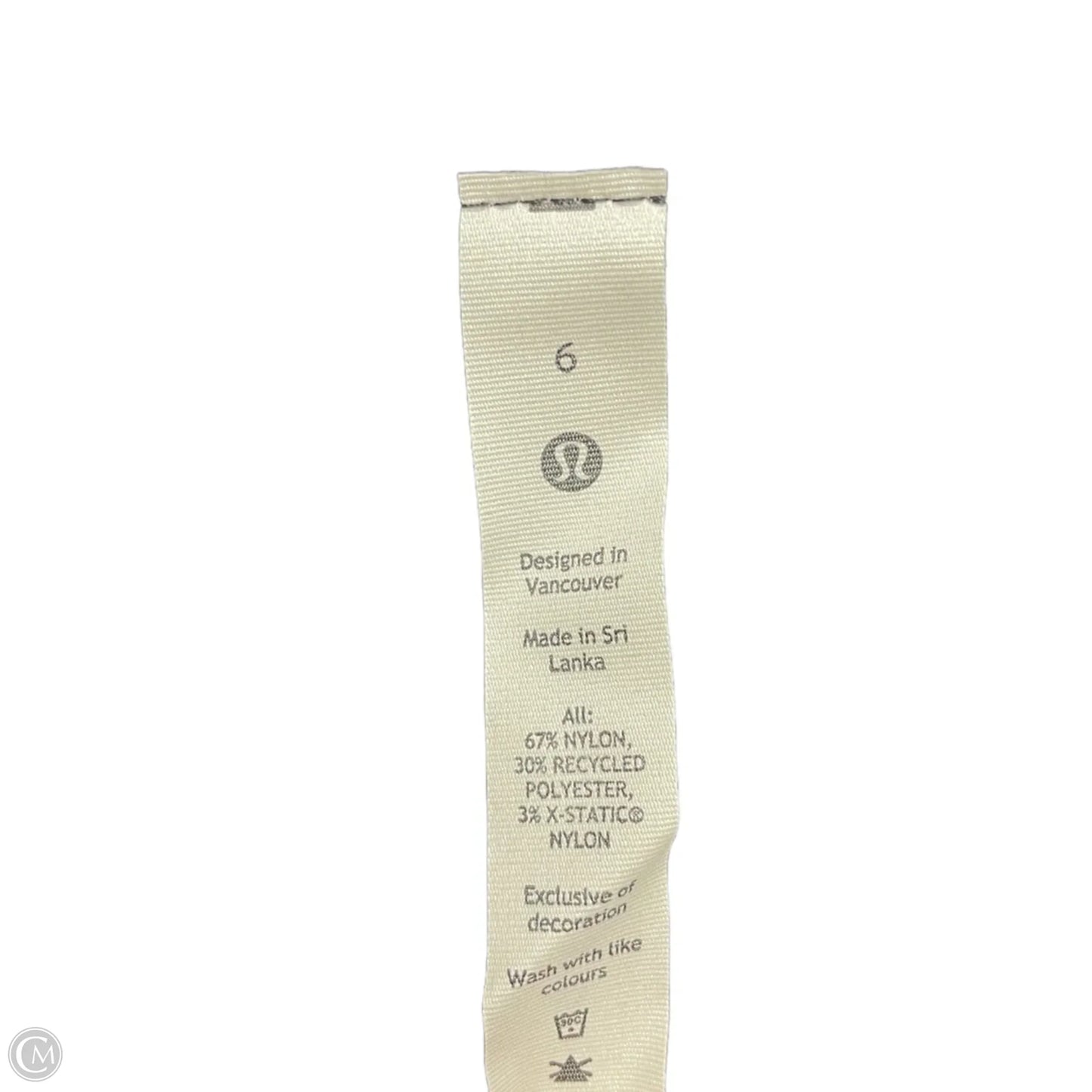 Athletic Tank Top By Lululemon In Black, Size: S