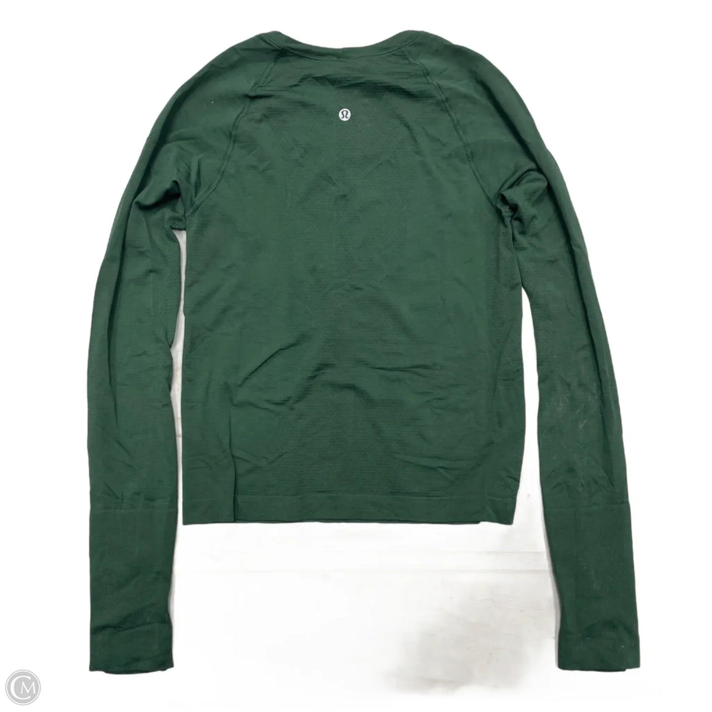 Athletic Top Long Sleeve Crewneck By Lululemon In Green, Size: S