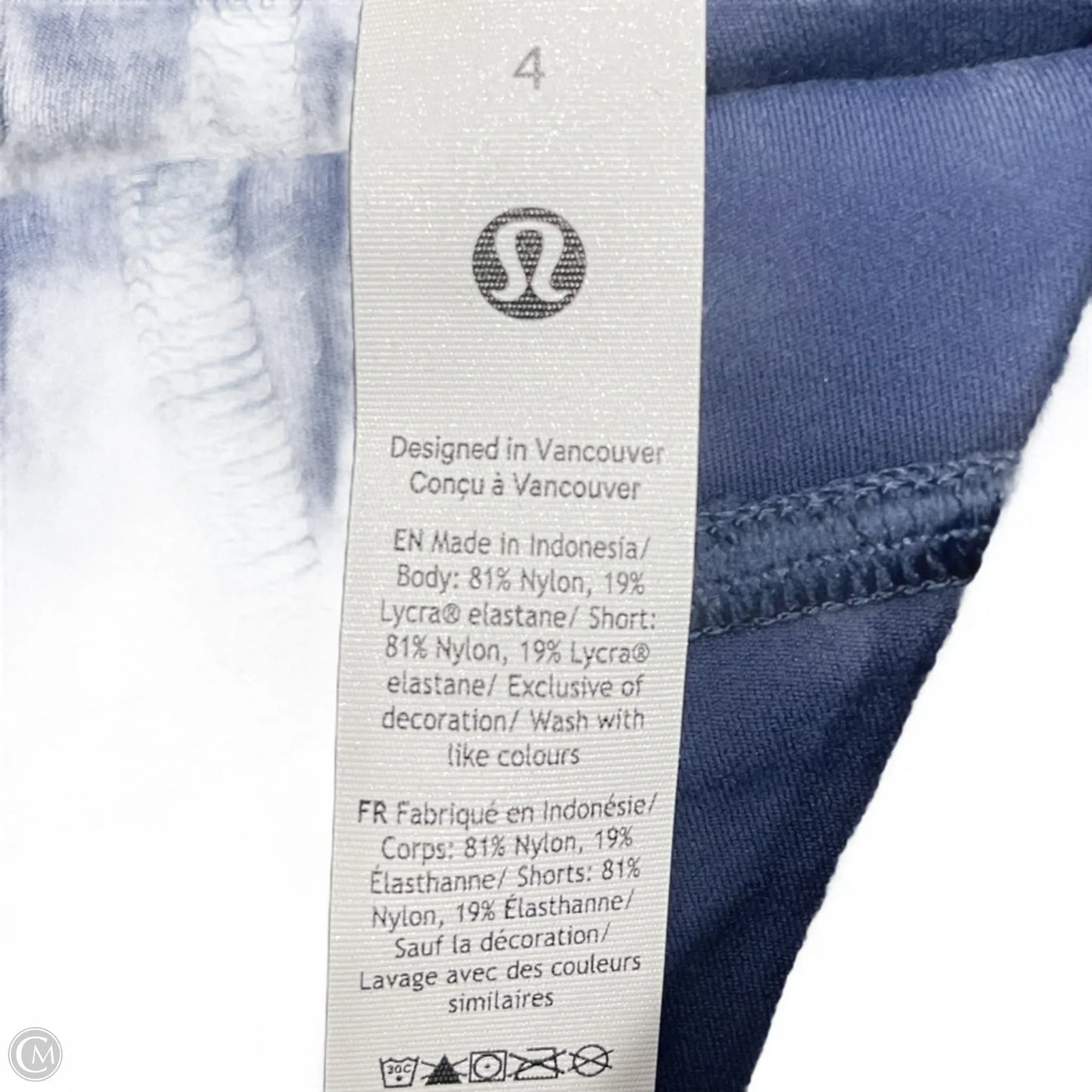 Athletic Skirt By Lululemon In Navy, Size: S