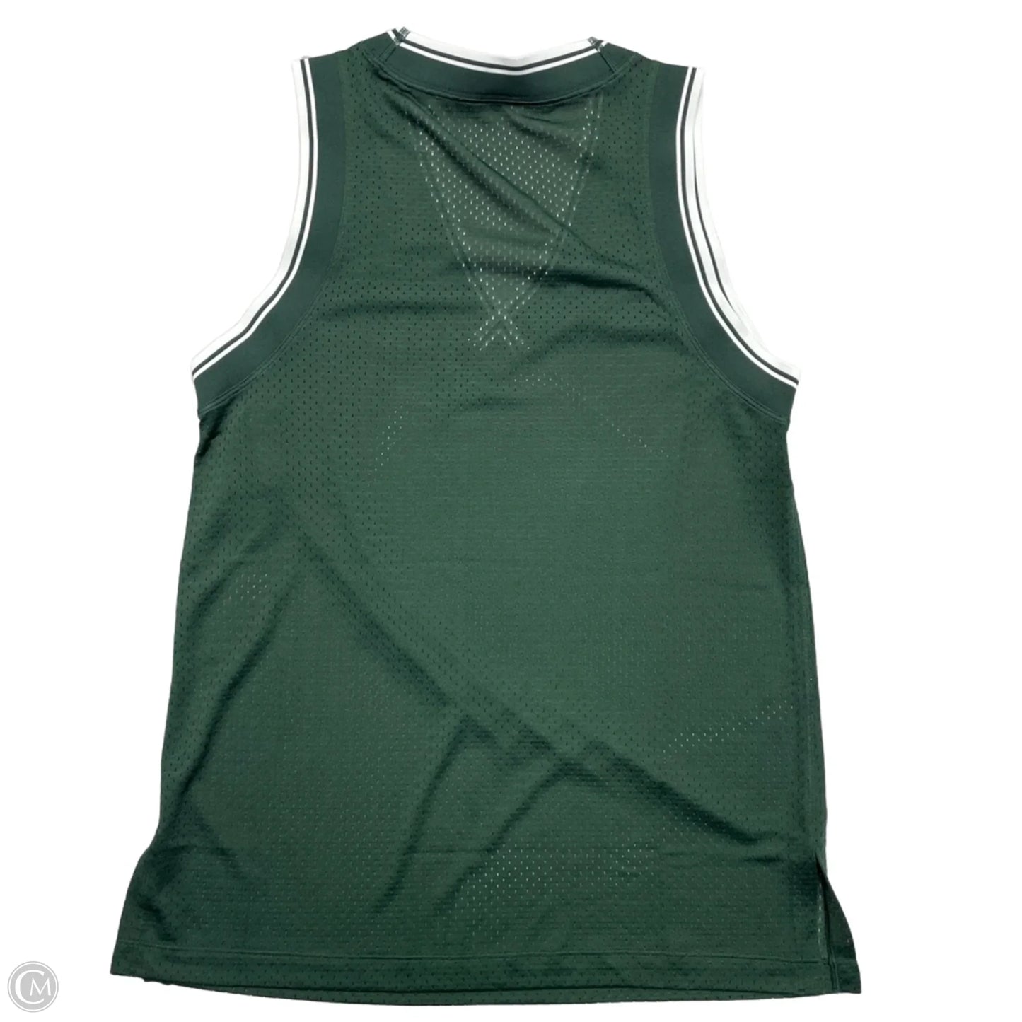 Athletic Tank Top By Lululemon In Green & White, Size: S