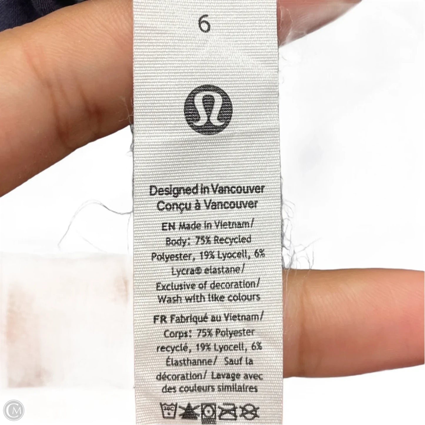 Athletic Tank Top By Lululemon In Purple, Size: S