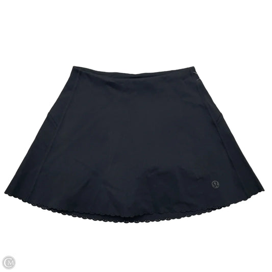 Athletic Skirt By Lululemon In Black, Size: Xs