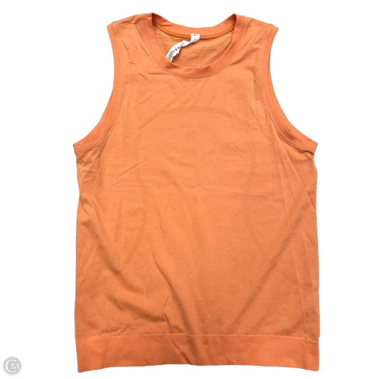 Athletic Tank Top By Lululemon In Orange, Size: S