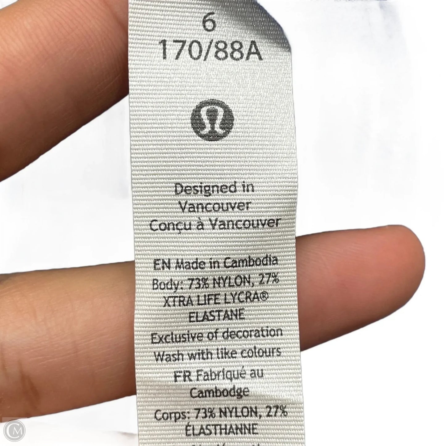 Athletic Tank Top By Lululemon In Blue, Size: S