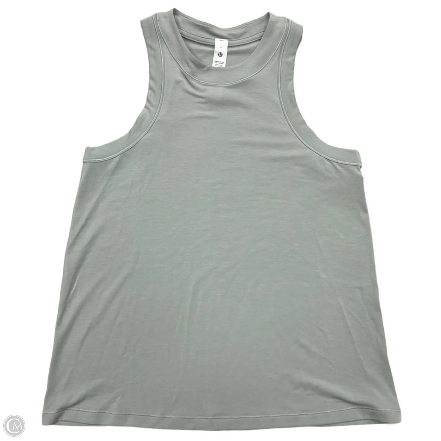 Athletic Tank Top By Lululemon In Grey, Size: S