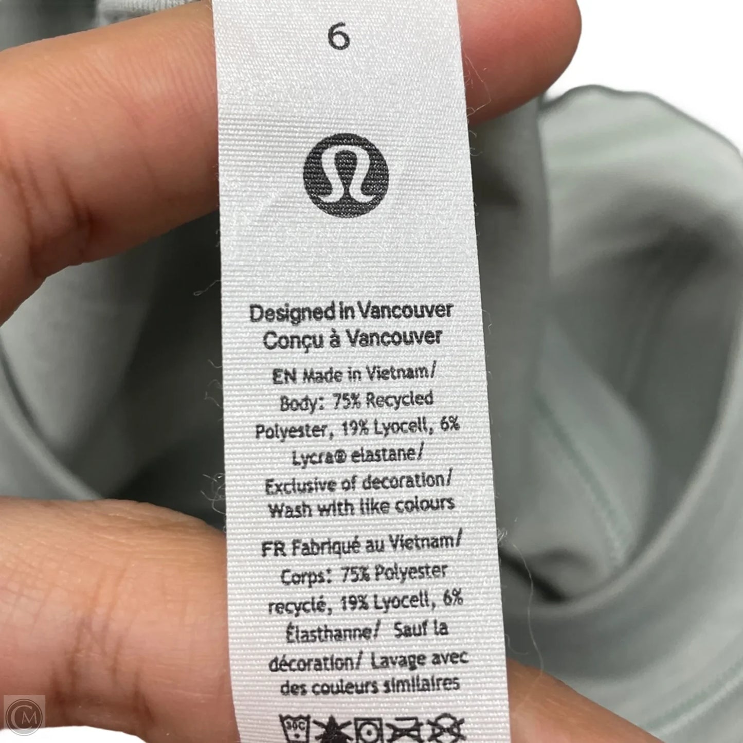 Athletic Tank Top By Lululemon In Grey, Size: S