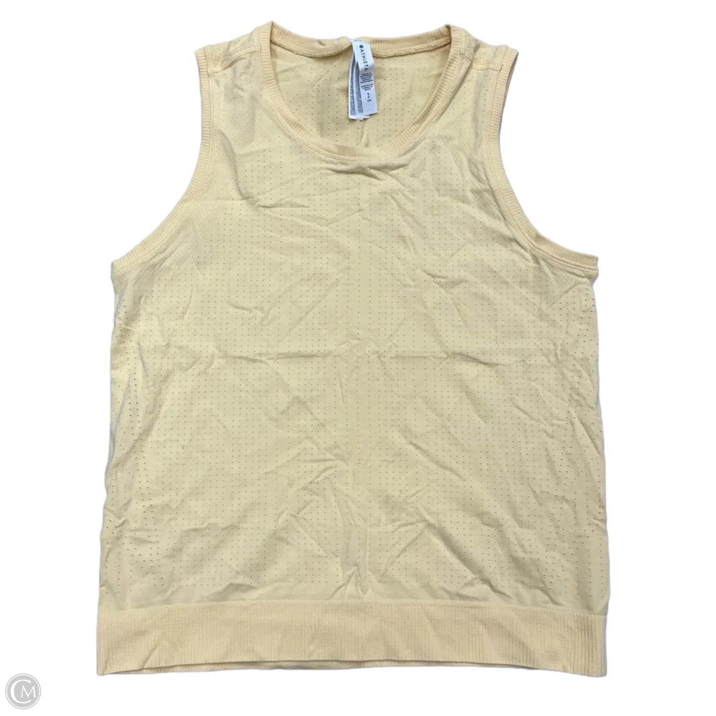 Athletic Tank Top By Athleta In Yellow, Size: S