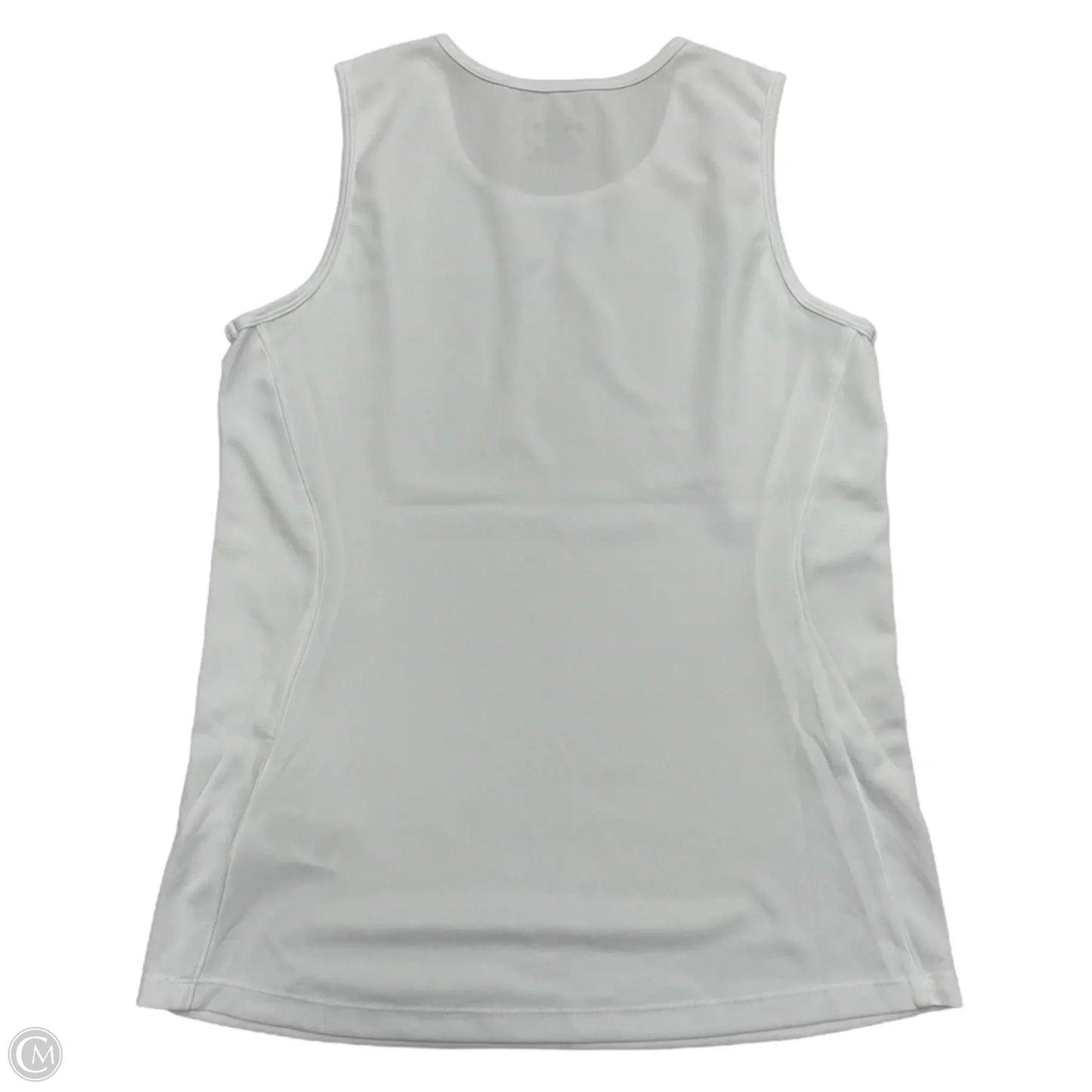 Athletic Tank Top By Asics In White, Size: M