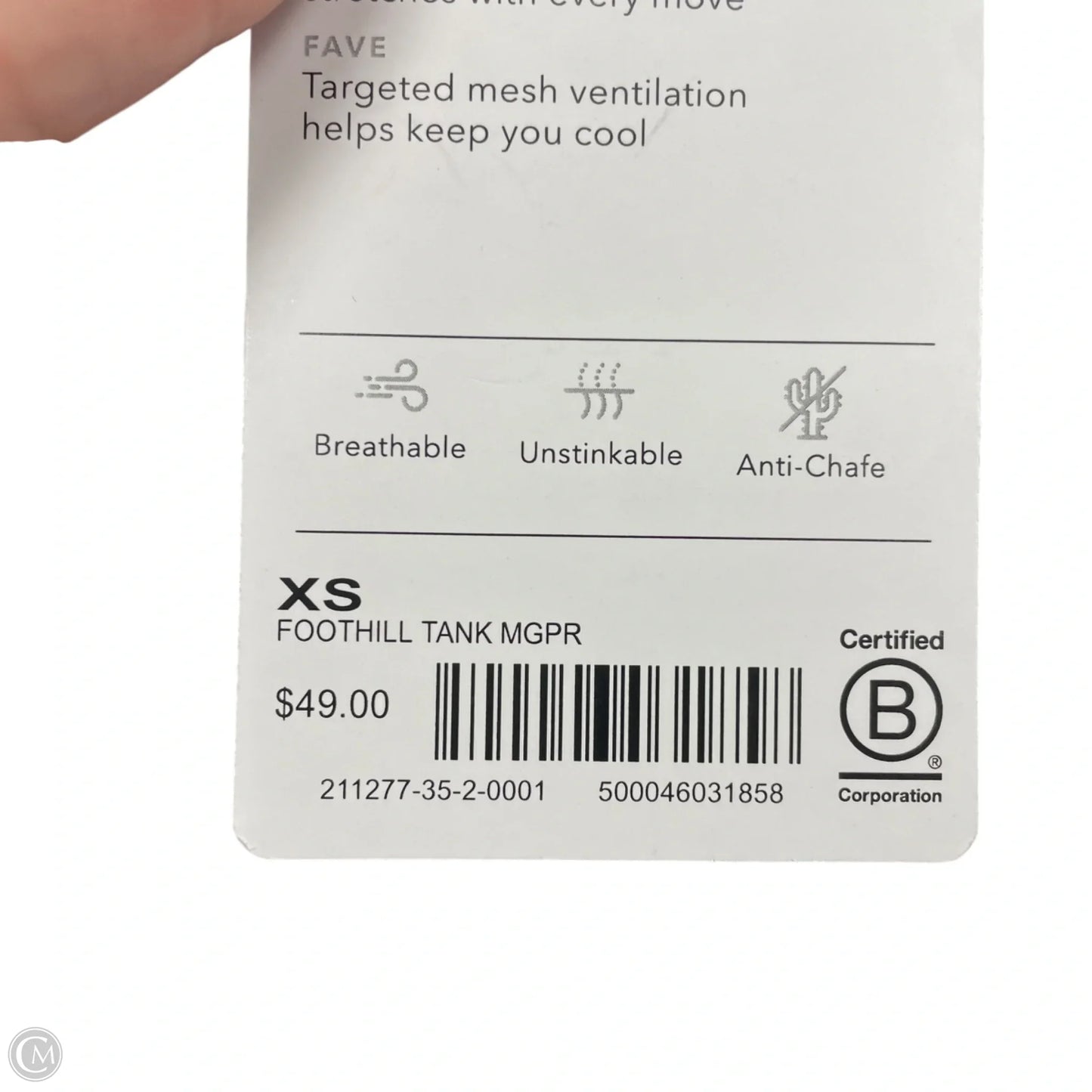 Athletic Tank Top By Athleta In Purple, Size: Xs