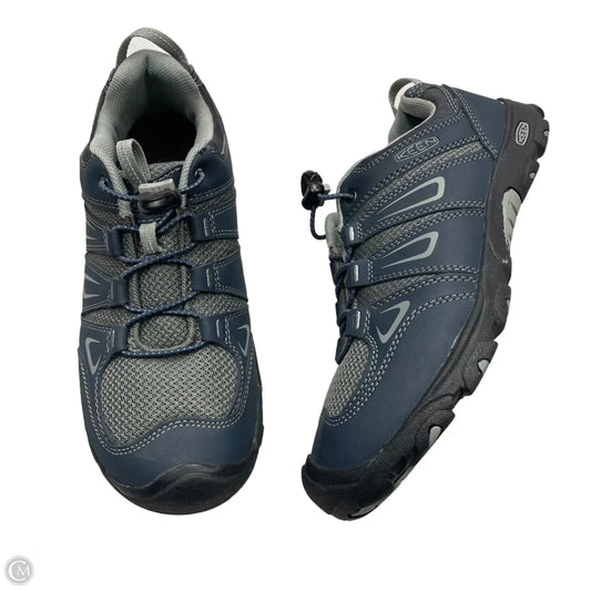 Shoes Athletic By Keen In Blue & Grey, Size: 8