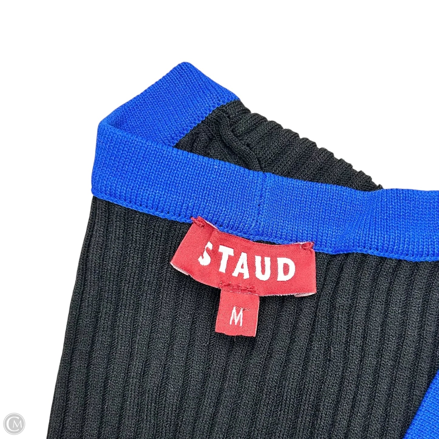 Sweater Cardigan By Staud In Black & Blue, Size: M