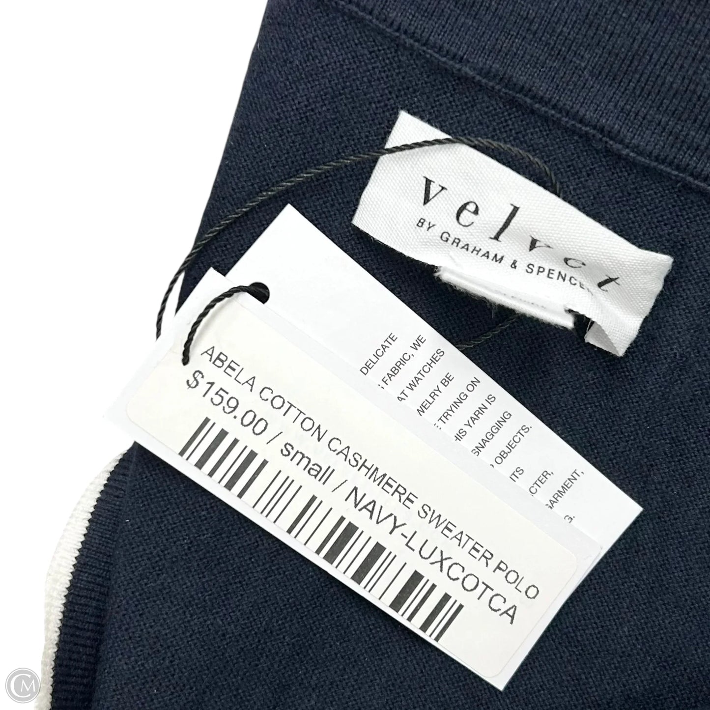 Top Short Sleeve By Velvet By Graham & Spencer In Navy, Size: S