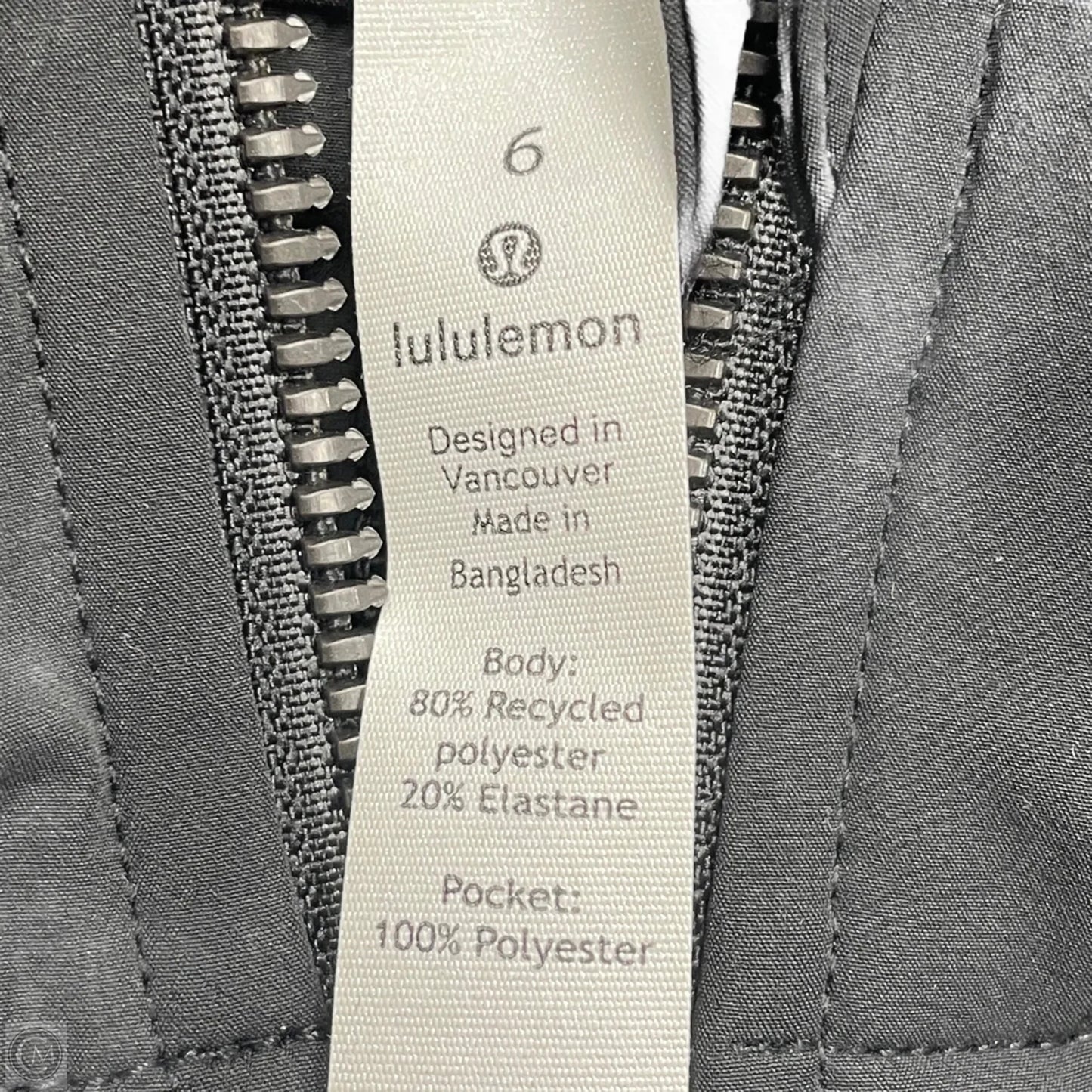 Athletic Jacket By Lululemon In Black, Size: S