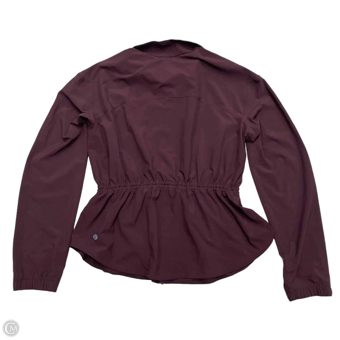 Athletic Jacket By Lululemon In Maroon, Size: S