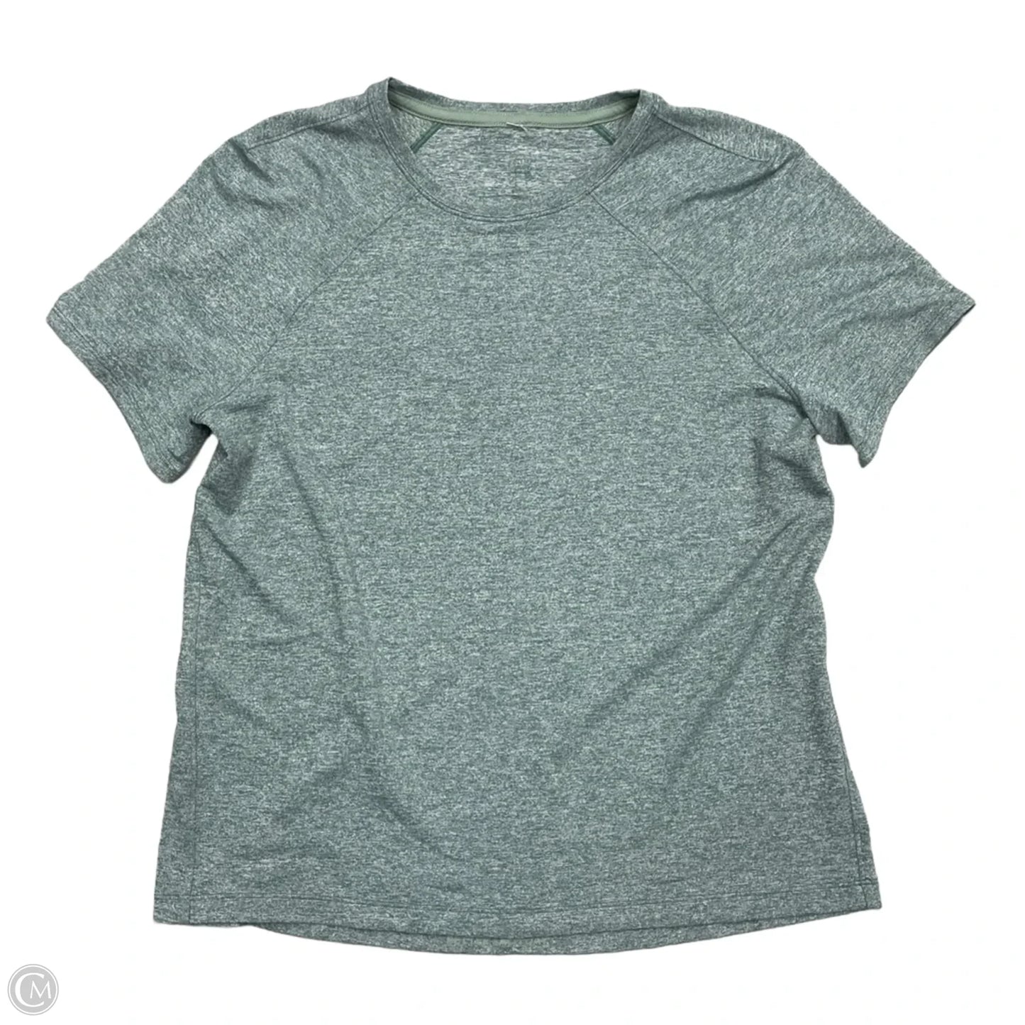 Athletic Top Short Sleeve By Lululemon In Green, Size: S