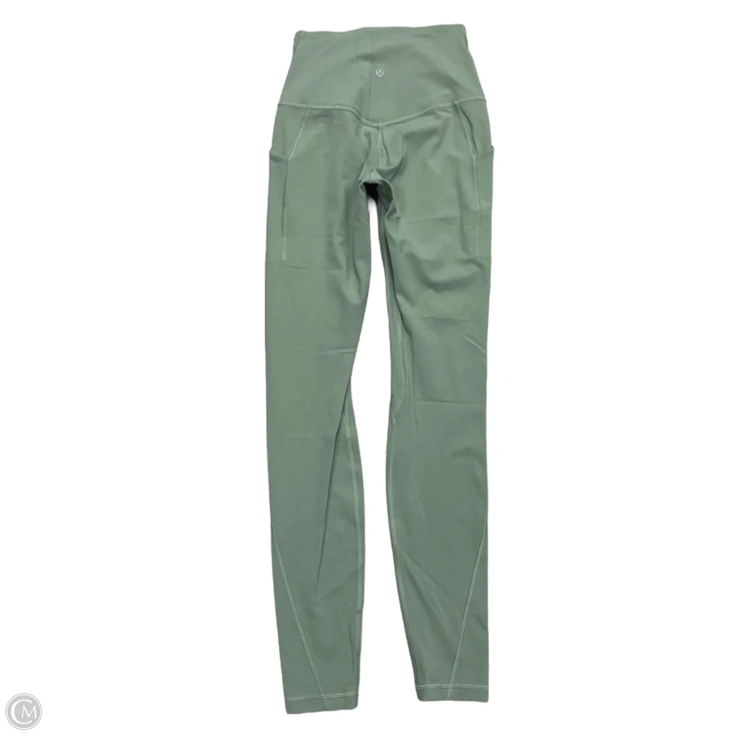 Athletic Leggings By Lululemon In Green, Size: S