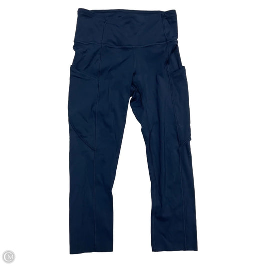 Athletic Leggings By Lululemon In Navy, Size: S