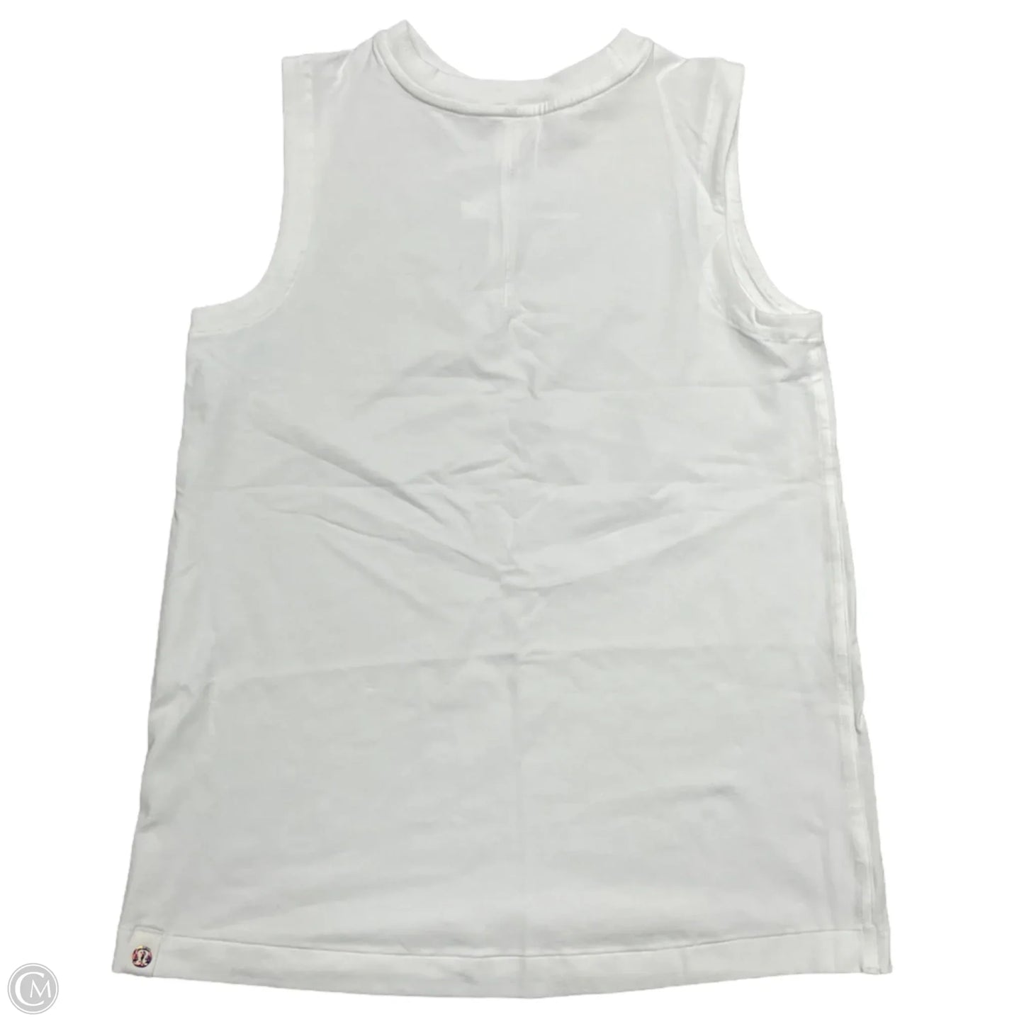 Athletic Tank Top By Lululemon In White, Size: Xs