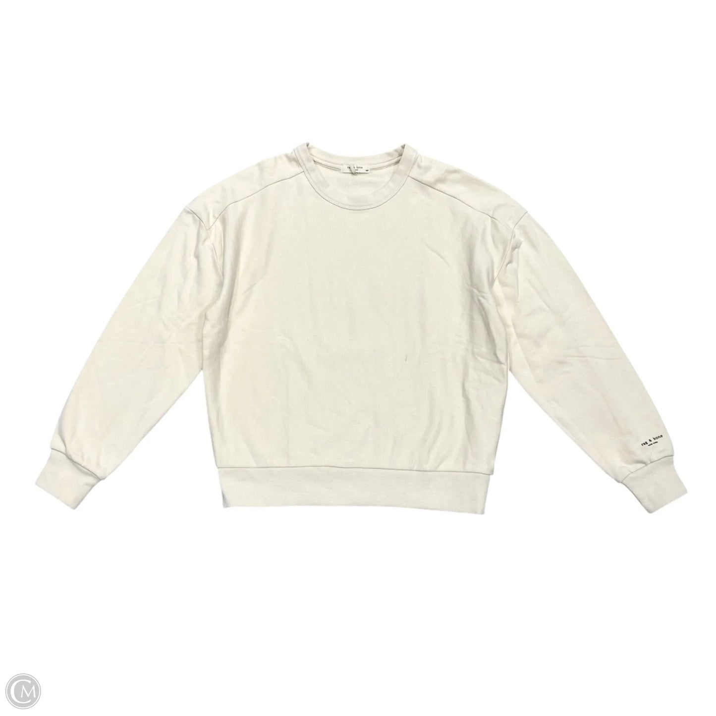Sweatshirt Crewneck By Rag And Bone In Cream, Size: S