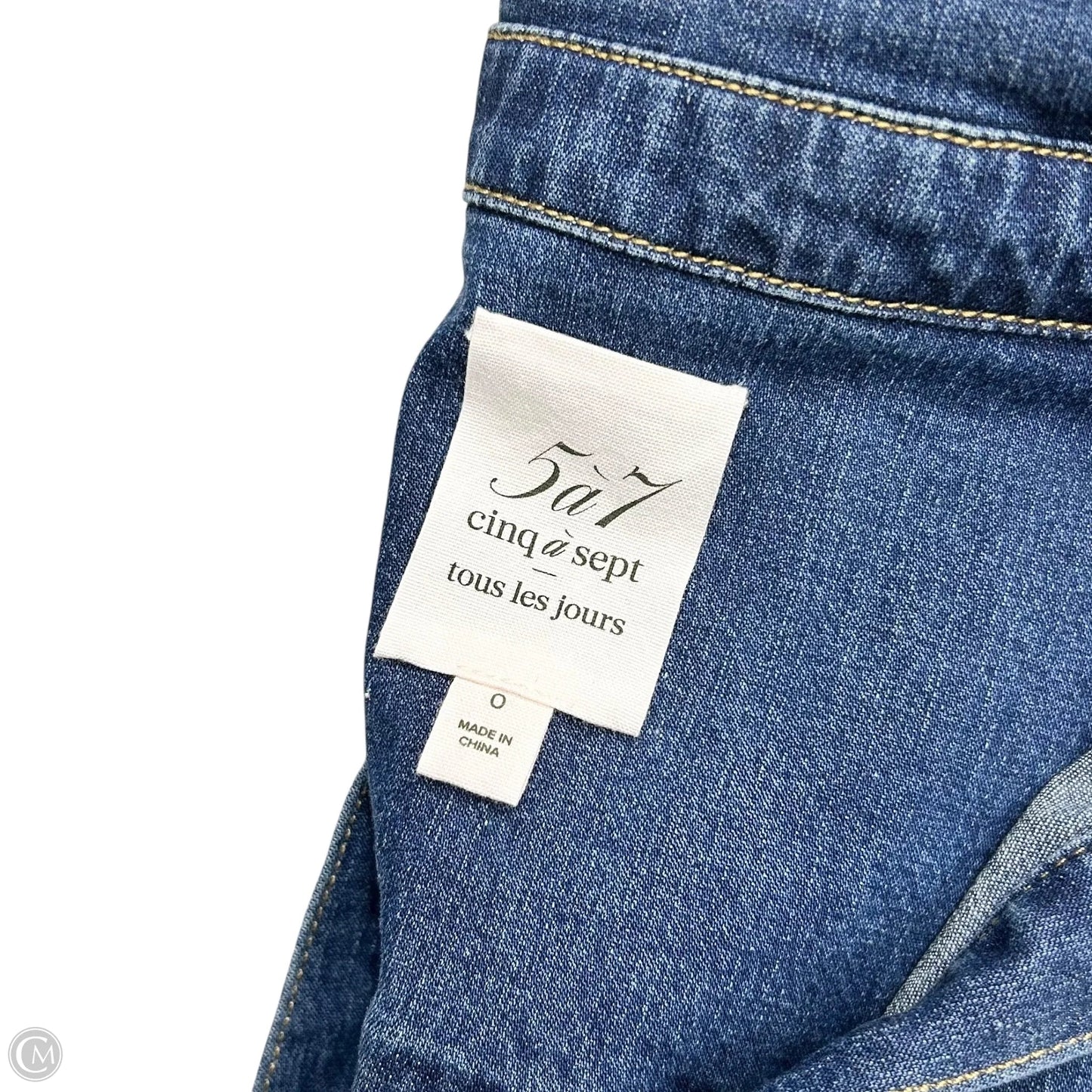 Dress Casual Short By Cinq A Sept In Blue Denim, Size: Xs