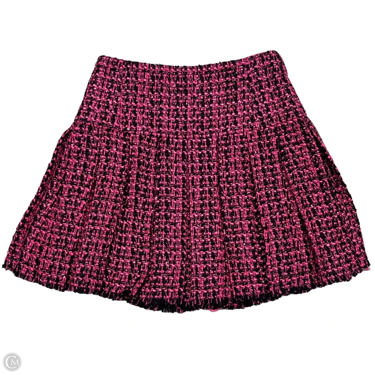 Skirt Designer By Alice + Olivia In Black & Pink, Size: 0