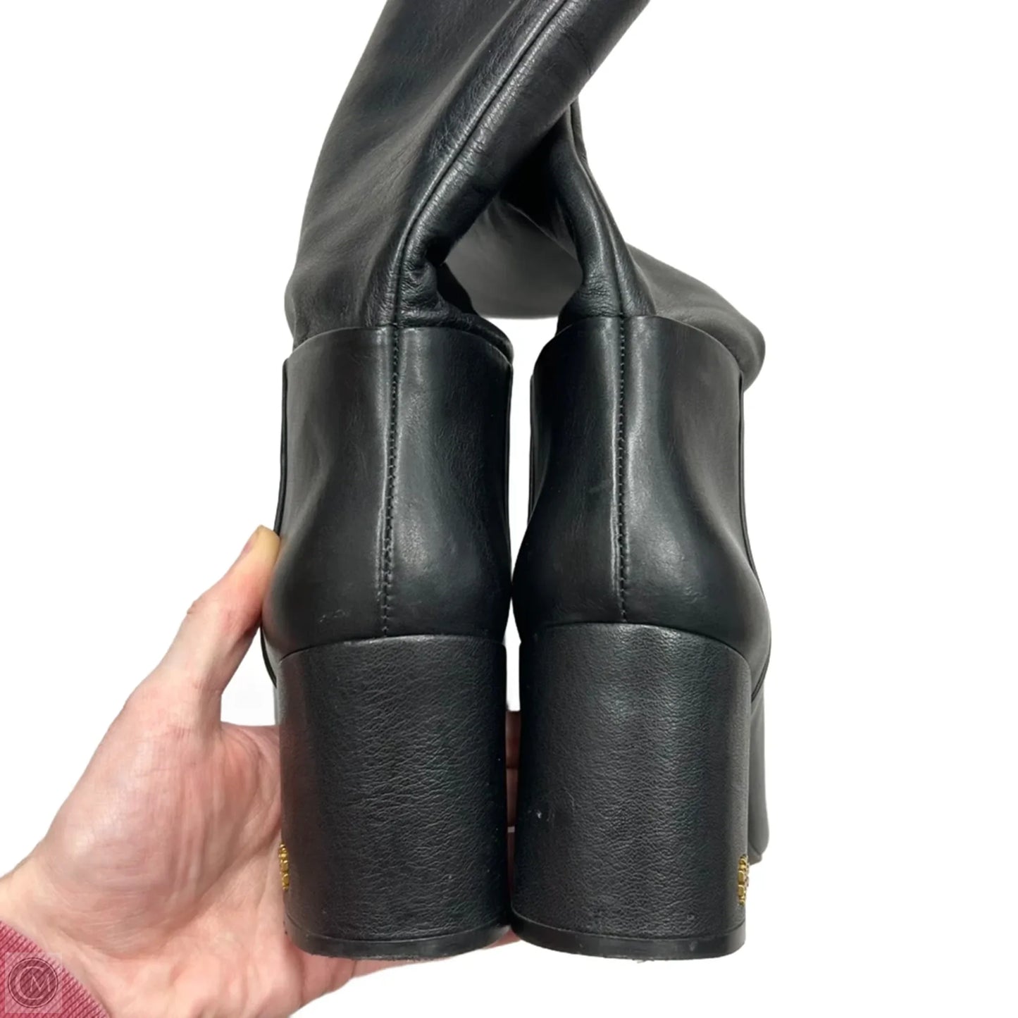 Boots Designer By Tory Burch In Black, Size: 6.5