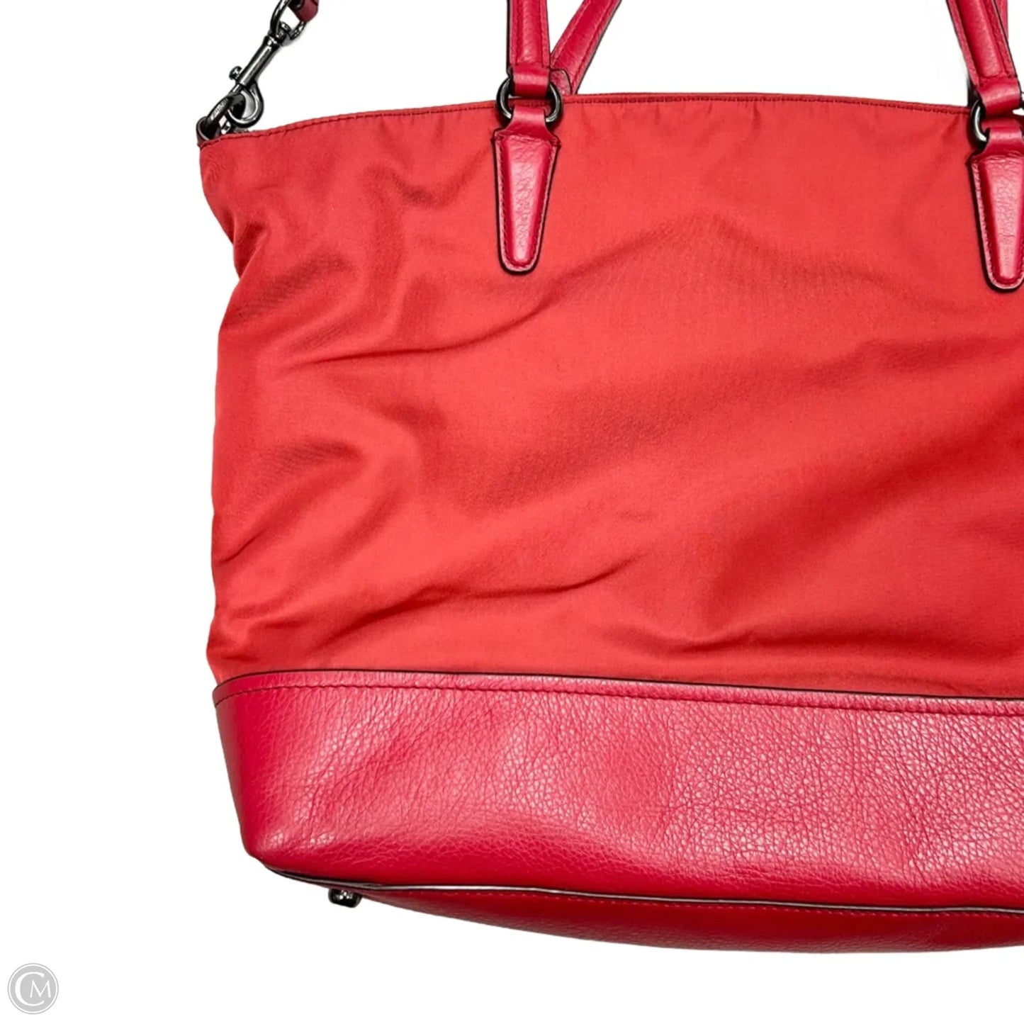 Tote Designer By Coach, Size: Medium