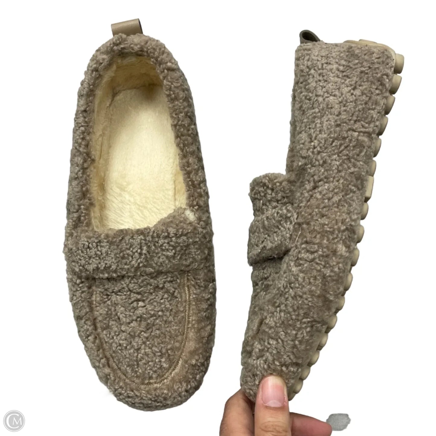 Slippers In Taupe, Size: 8