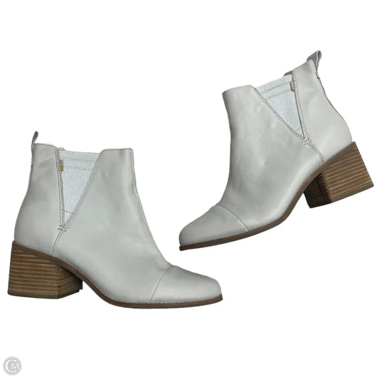 Boots Ankle Heels By Toms In Grey, Size: 11