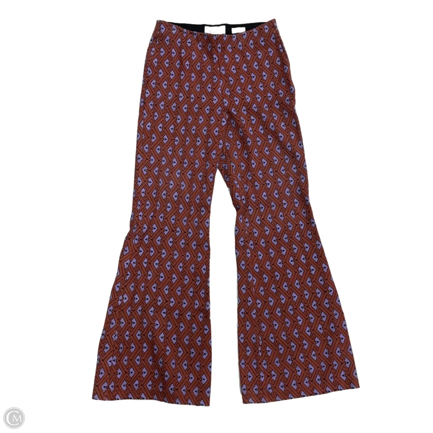Pants Wide Leg By Anthropologie In Brown & Purple, Size: M