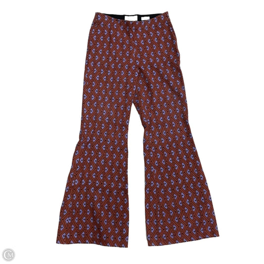 Pants Wide Leg By Anthropologie In Brown & Purple, Size: M