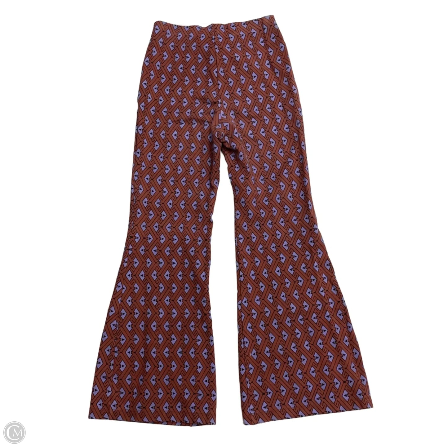 Pants Wide Leg By Anthropologie In Brown & Purple, Size: M