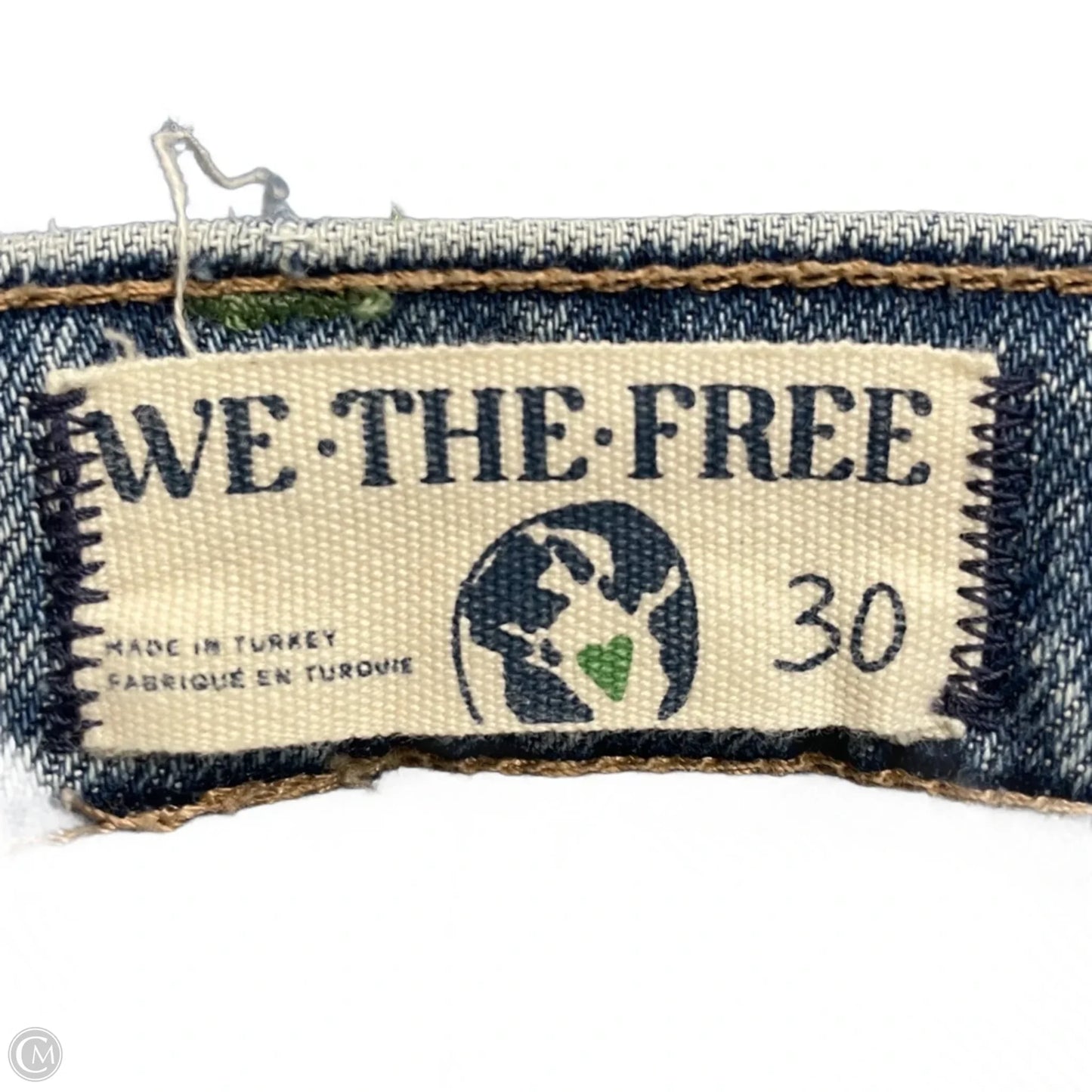 Jeans Straight By We The Free In Blue Denim, Size: 10