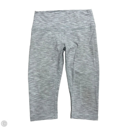 Athletic Leggings Capris By Lululemon In Grey, Size: M
