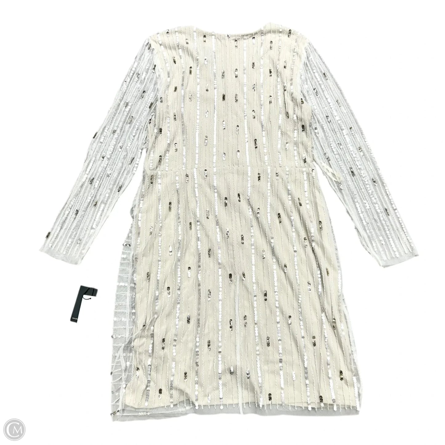 Dress Party Short By Adrianna Papell In White, Size: 2x