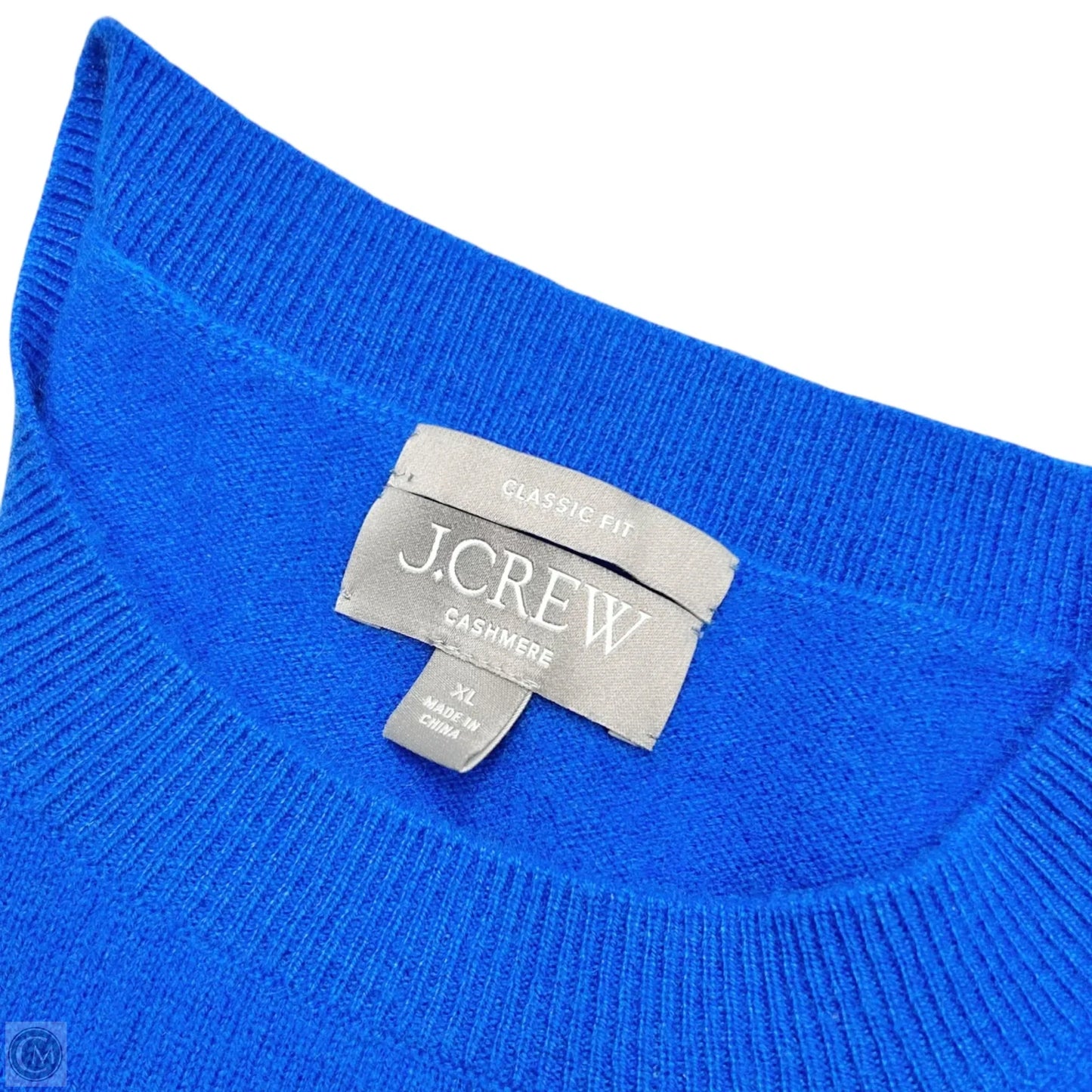 Sweater Cashmere By J. Crew In Blue, Size: Xl