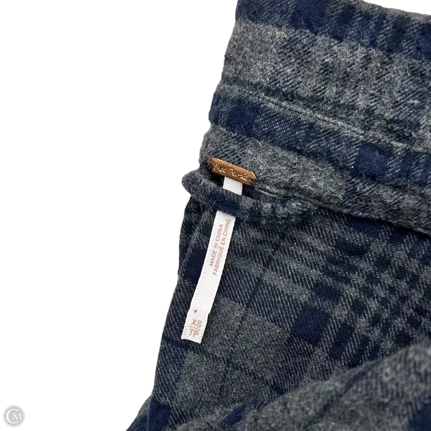 Jacket Other By Free People In Blue & Grey, Size: Xs