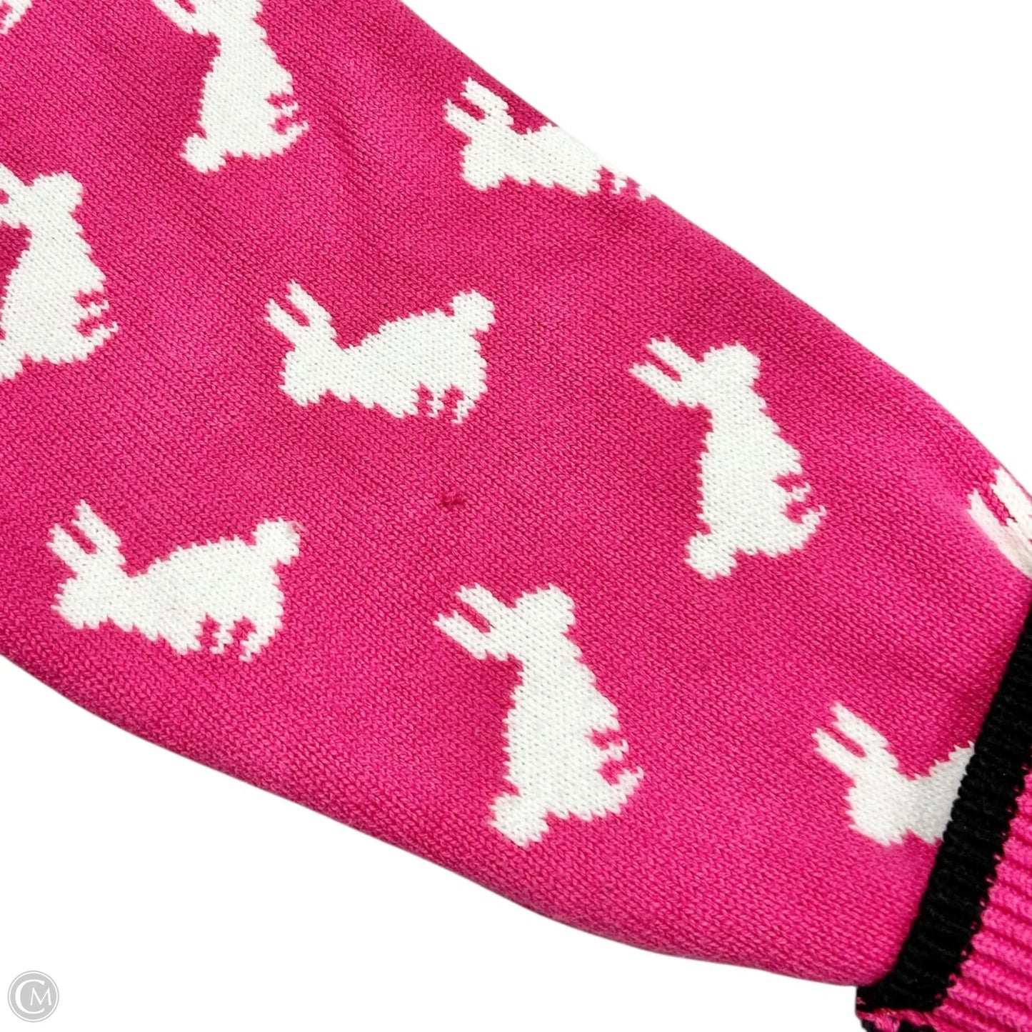 Sweater By Cupcake Clothing In Pink & White, Size: Xl