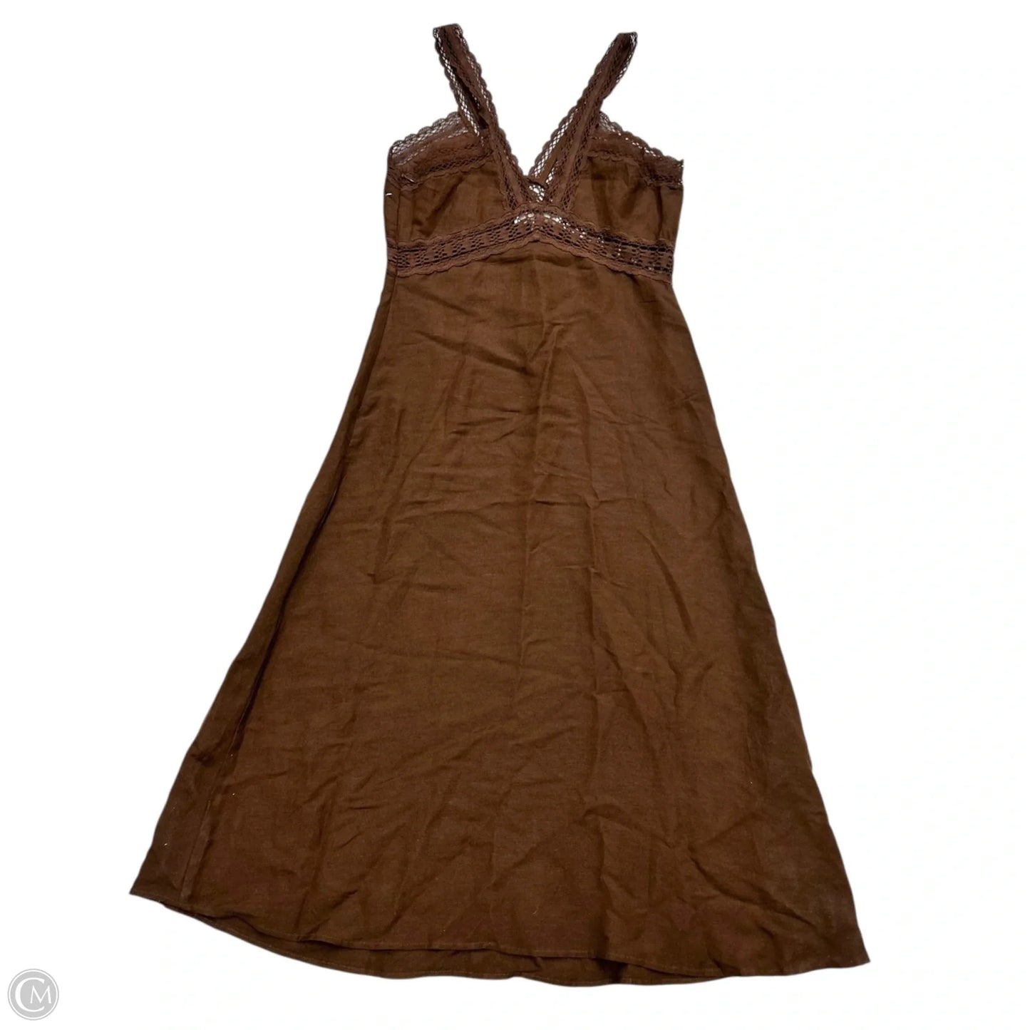 Dress Casual Maxi By Loft In Brown, Size: S